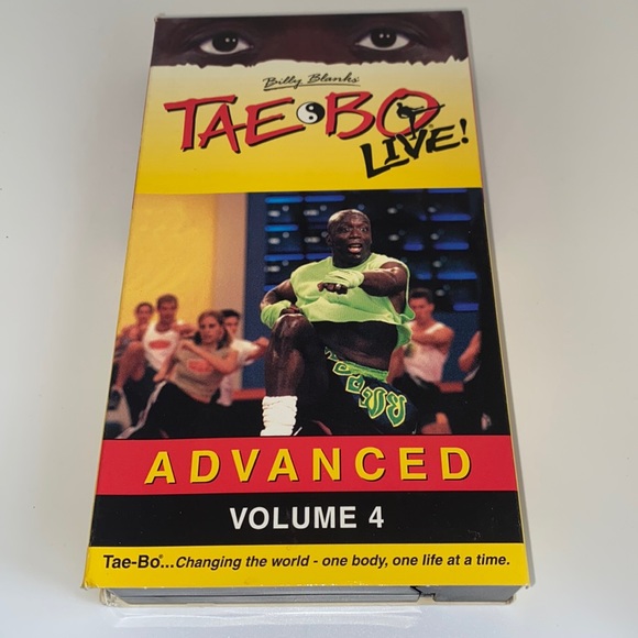 VHS Tape: Tae Bo Live Advanced Volume 4 with Billy Blanks - Picture 1 of 3